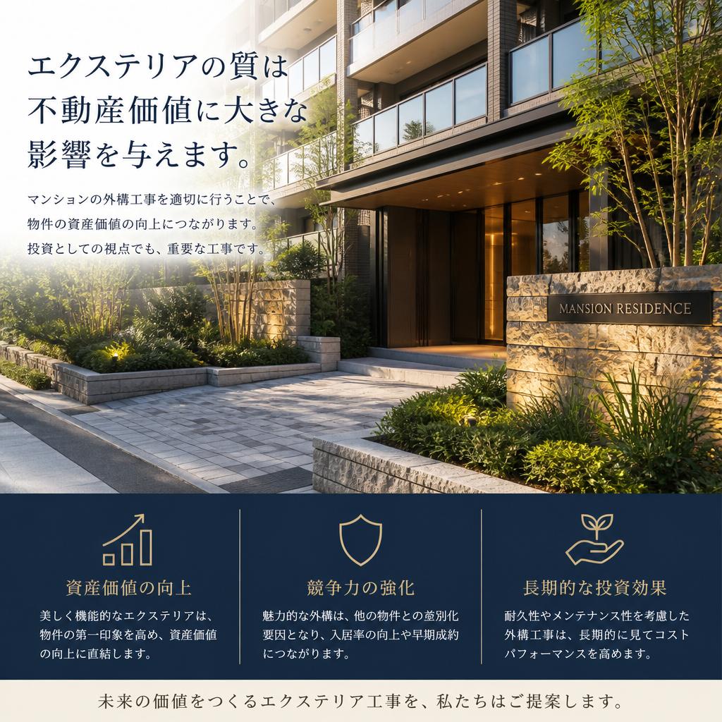 エクステリアと不動産投資の関係