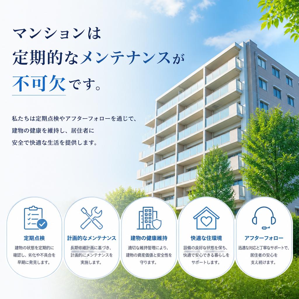 定期的な建物メンテナンスのすすめ