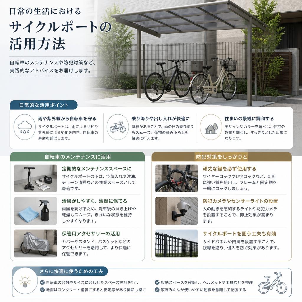 3. サイクルポートの活用法