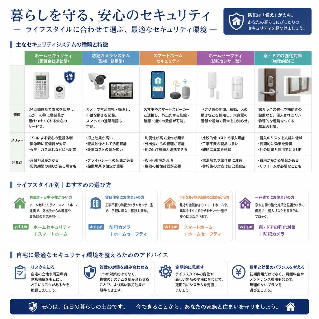 家庭用セキュリティの選び方