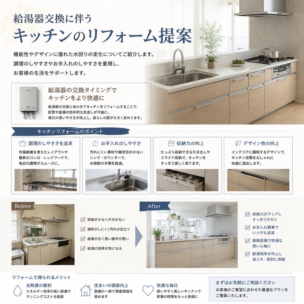 2. キッチンリフォームの新しい提案