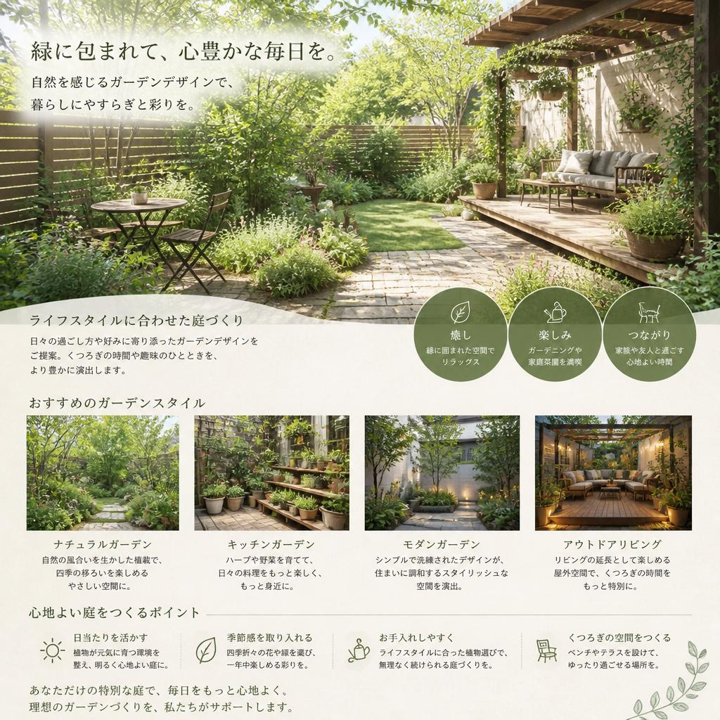 理想のガーデンデザイン