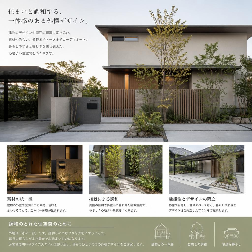 住宅デザインとの調和
